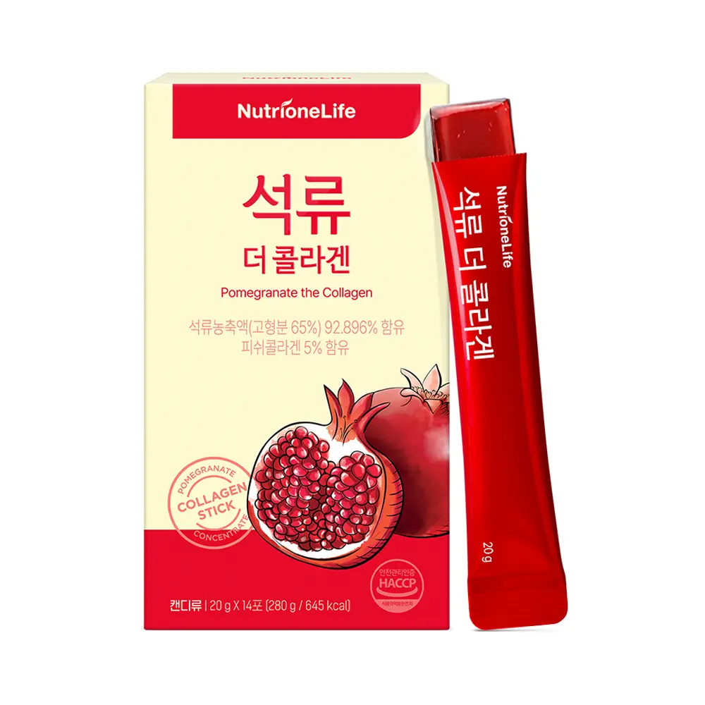 NutrioneLife Pomegranate The Collagen Jelly, 20g x 14 sticks